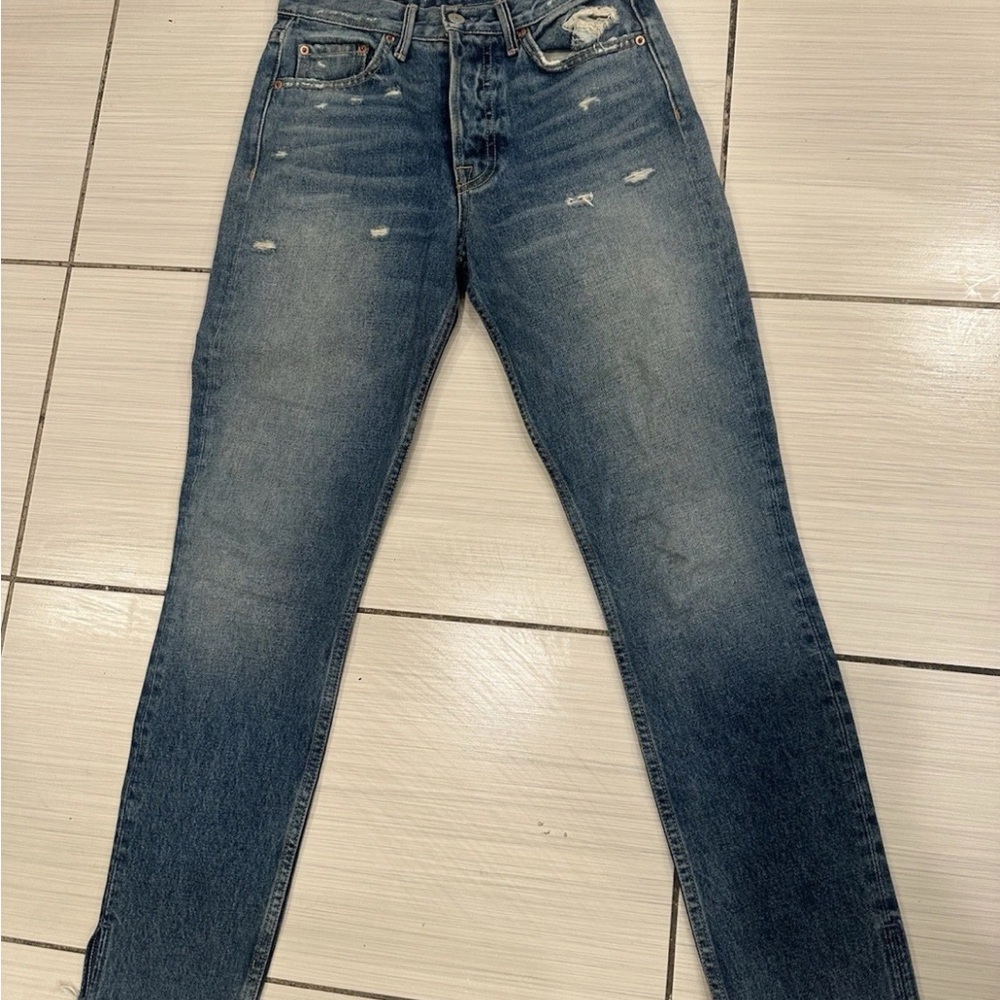 GRLFRND DENIM KAROLINA JEANS. wide leg. Size 24. Pre Owned Great Condition.